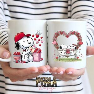 Snoopy Valentine's Day Mugs